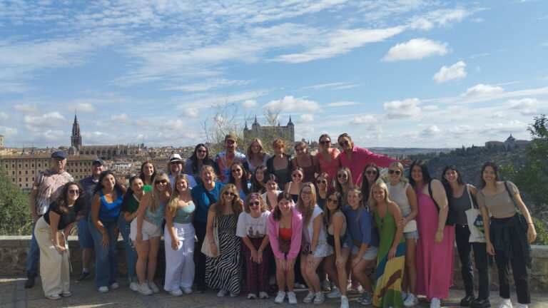 A-group-photo-of-students-and-professors-in-Toledo-Spain-on-their-last-day-before-returning-home