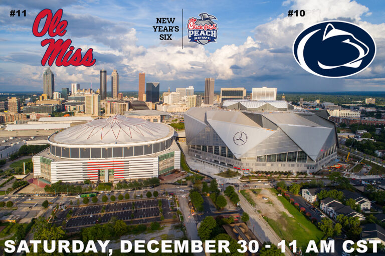 Mercedez Benz Stadium and Georgia Dome