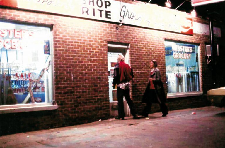 Archie Manning and Olivia Williams at Webster’s Shop Rite. Photograph © Michael Ford.