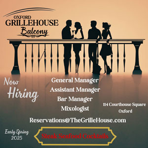 Oxford Grillehouse: Now Hiring