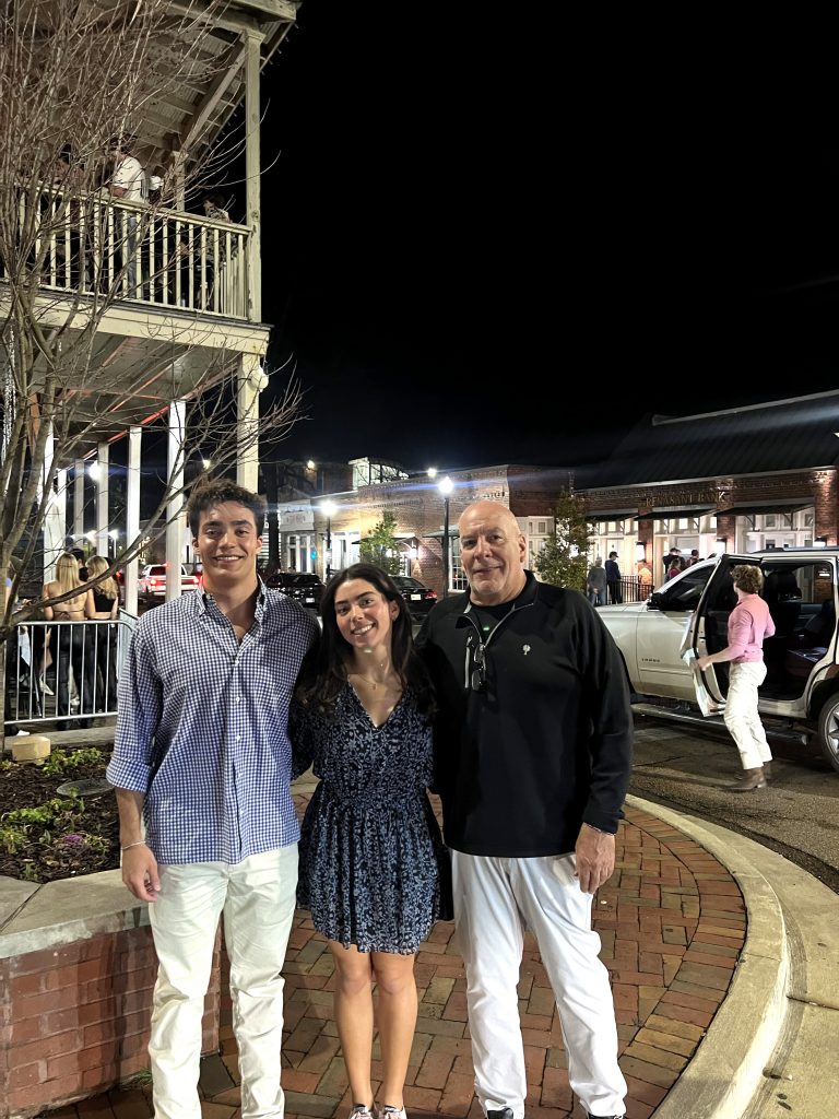 Bob McDonough and children