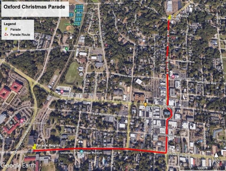 2023-12-04-OxfordChristmasParade-Route