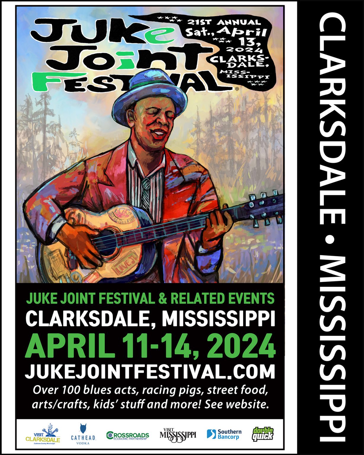 Clarksdale, Mississippi’s Juke Joint Festival Turns 21 in April 2024